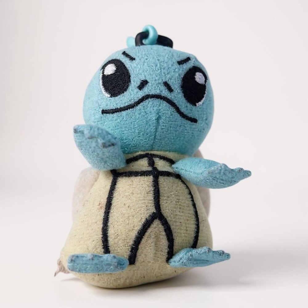 Pokémon Squirtle Keychain Plush Zipper Pull 1996